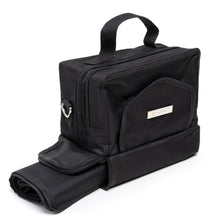 Load image into Gallery viewer, ChangePal Universal Wipes Portable Diaper Changing Bag- FULL Pack of Wipes Version- Black Nylon