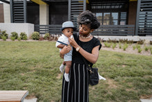 Load image into Gallery viewer, ChangePal Universal Wipes Portable Diaper Changing Bag- FULL Pack of Wipes Version- Black Nylon