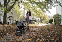 Load image into Gallery viewer, ChangePal Universal Wipes Portable Diaper Changing Bag- FULL Pack of Wipes Version- Pink Vegan Leather